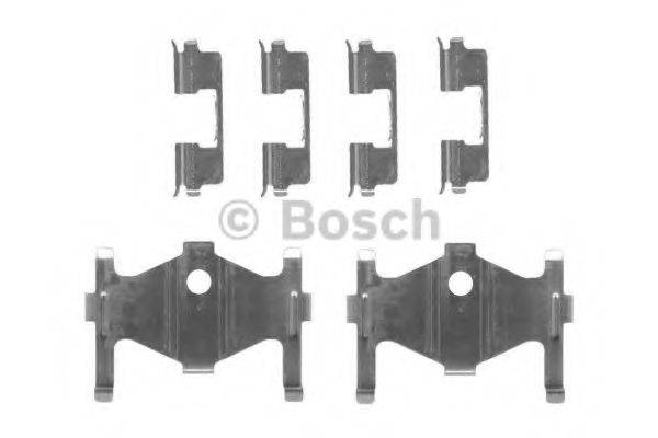 BOSCH 1987474448 Комплектуючі, колодки дискового гальма