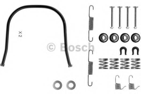 BOSCH 1987475185 Комплектуючі, гальмівна колодка