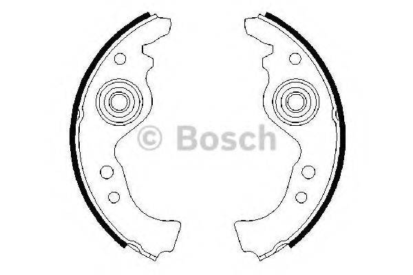 BOSCH 0986487030 Комплект гальмівних колодок