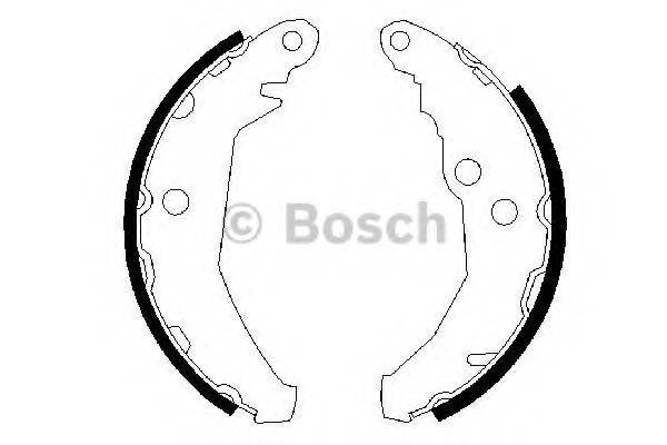 BOSCH 0986487195 Комплект гальмівних колодок