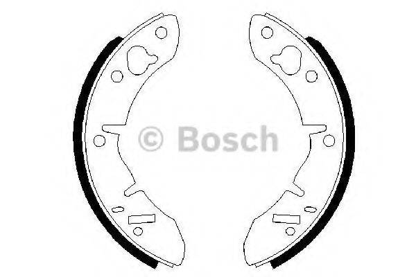 BOSCH 0986487273 Комплект гальмівних колодок