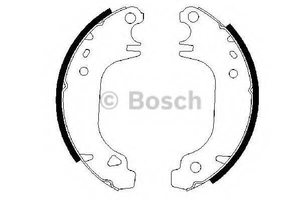 BOSCH 0986487275 Комплект гальмівних колодок