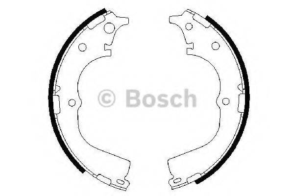 BOSCH 0986487361 Комплект гальмівних колодок