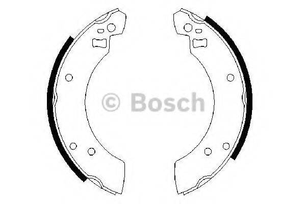 BOSCH 0986487475 Комплект гальмівних колодок