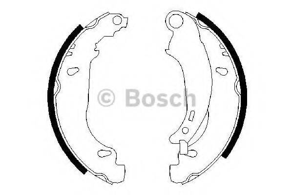 BOSCH 0986487568 Комплект гальмівних колодок