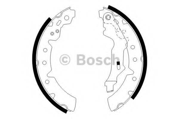 BOSCH 0986487586 Комплект гальмівних колодок