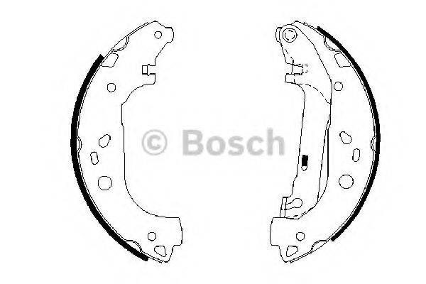 BOSCH 0986487667 Комплект гальмівних колодок