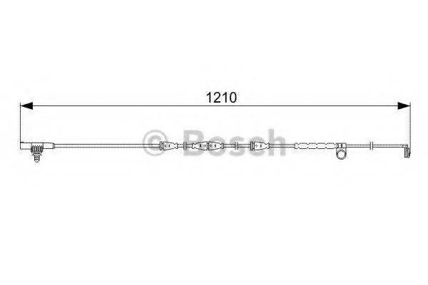 BOSCH 1987473054 Сигналізатор, знос гальмівних колодок