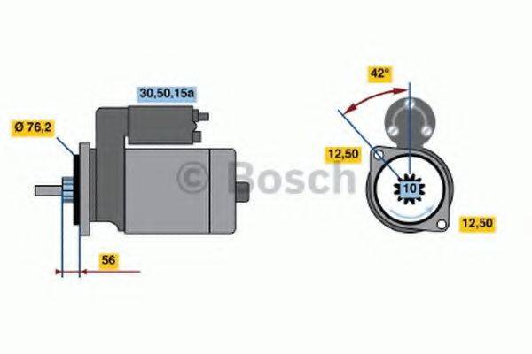 BOSCH 0001107003 Стартер