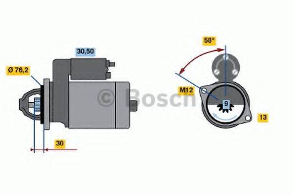 BOSCH 0001108113 Стартер