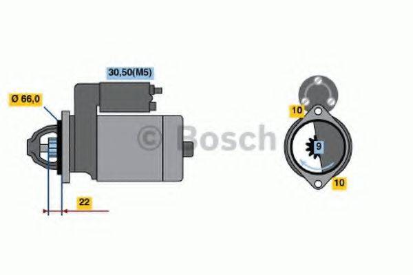 BOSCH 0001108154 Стартер