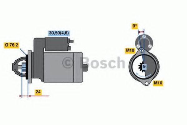 BOSCH 0001108211 Стартер