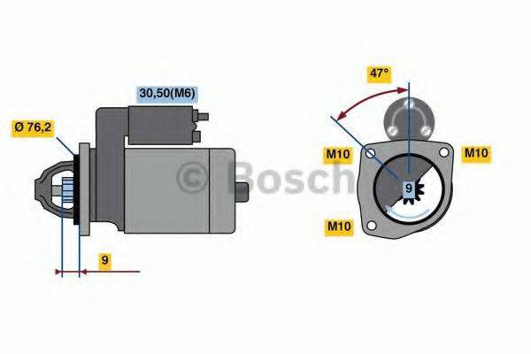 BOSCH 0001109389 Стартер