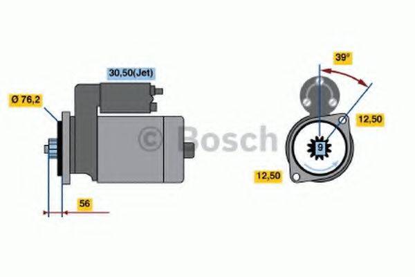 BOSCH 0001125039 Стартер