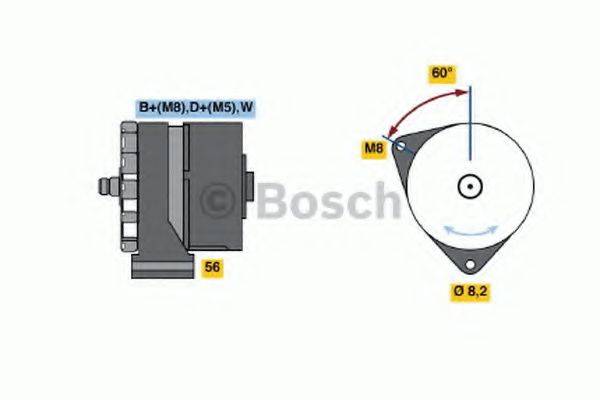 BOSCH 0120469734 Генератор