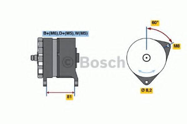 BOSCH 0120488149 Генератор