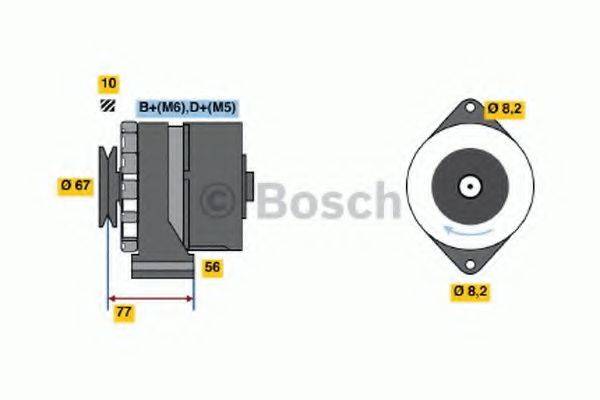 BOSCH 0120488191 Генератор