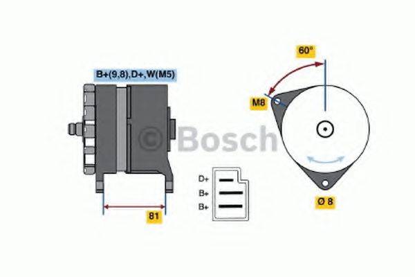 BOSCH 0120489090 Генератор