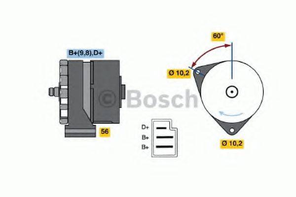 BOSCH 0120489917 Генератор