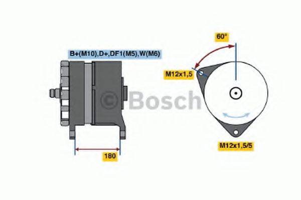 BOSCH 0120689547 Генератор