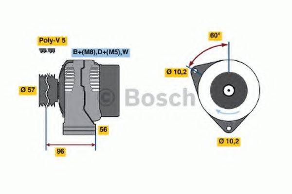 BOSCH 0123310028 Генератор