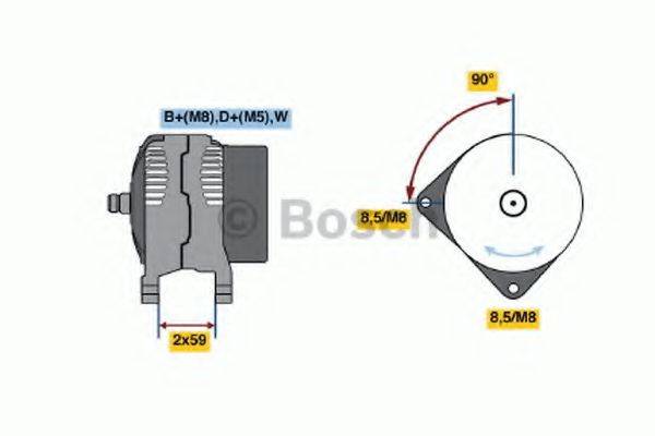 BOSCH 0123320048 Генератор