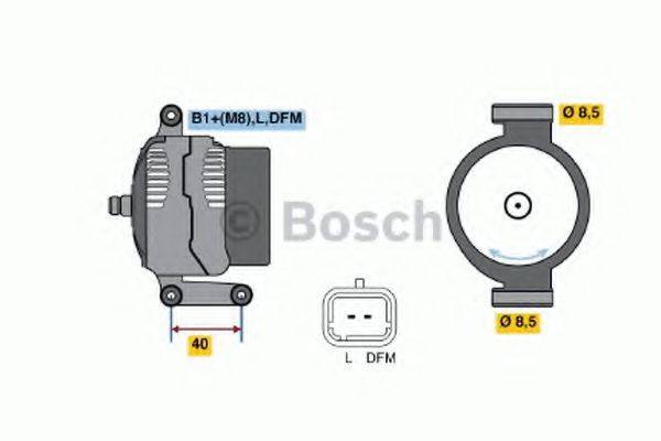 BOSCH 0124325031 Генератор