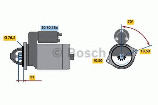 BOSCH 0986010430 Стартер