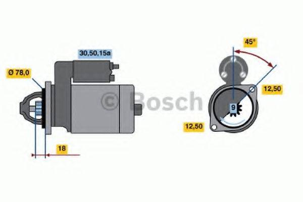 BOSCH 0986010690 Стартер