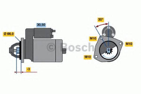 BOSCH 0986011770 Стартер