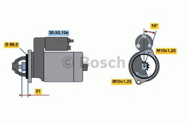 BOSCH 0986012211 Стартер