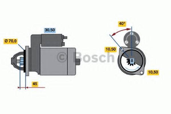 BOSCH 0986012290 Стартер