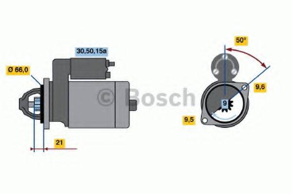 BOSCH 0986012881 Стартер