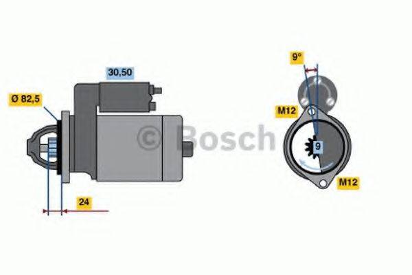 BOSCH 0986013140 Стартер