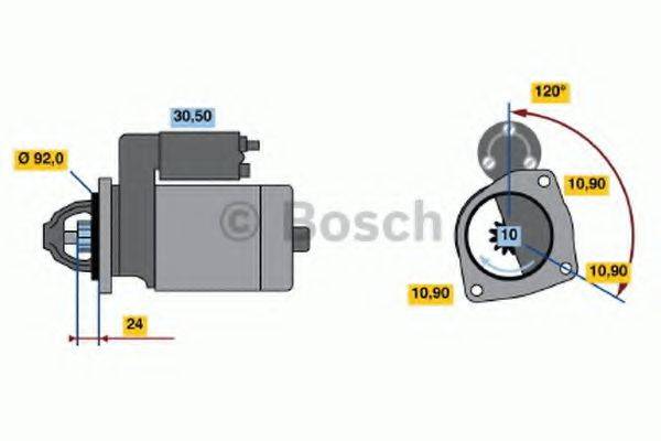 BOSCH 0986013190 Стартер