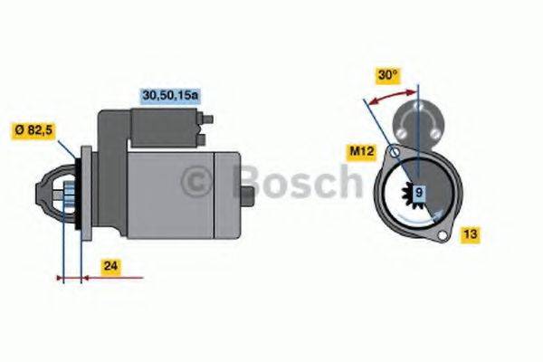 BOSCH 0986013340 Стартер