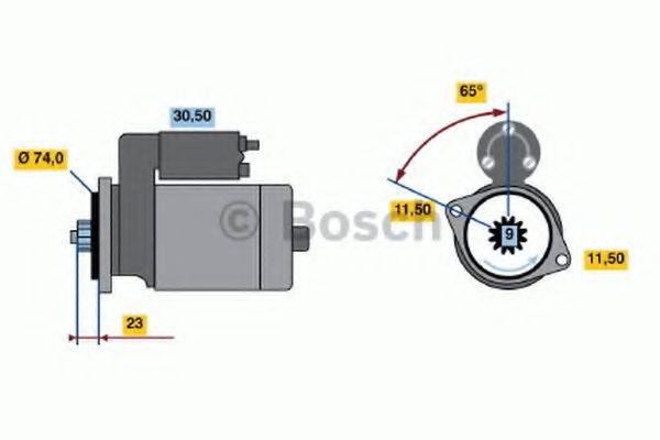 BOSCH 0986013981 Стартер