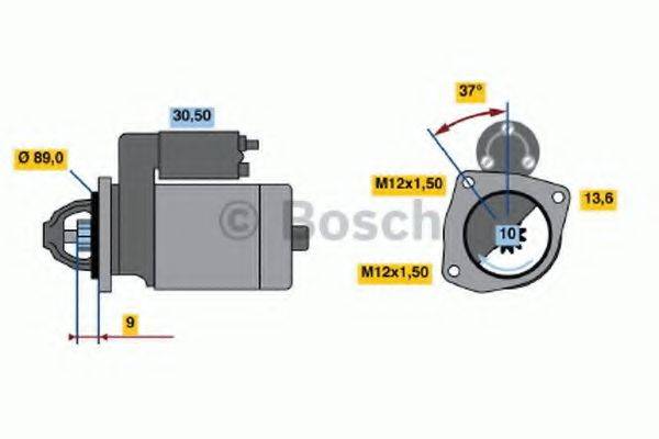 BOSCH 0986014101 Стартер