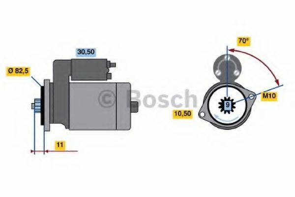 BOSCH 0986014191 Стартер