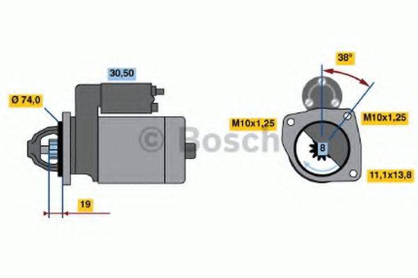 BOSCH 0986014981 Стартер