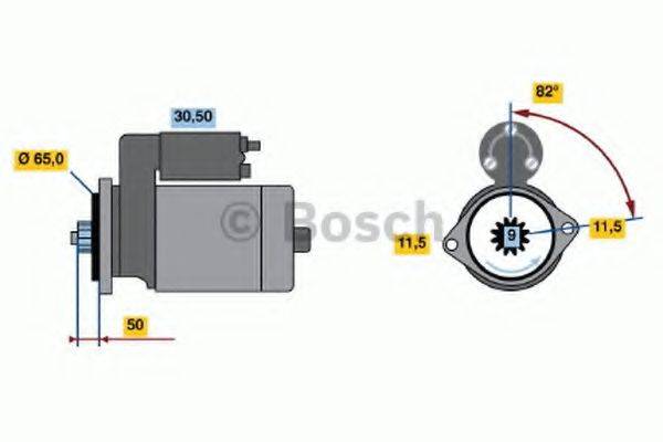 BOSCH 0986016431 Стартер