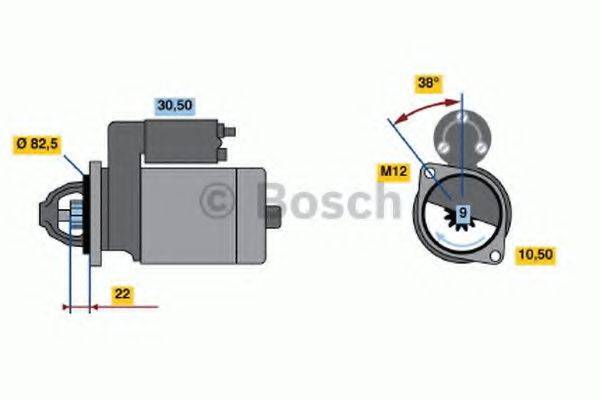 BOSCH 0986016890 Стартер