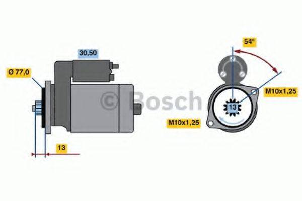 BOSCH 0986017611 Стартер