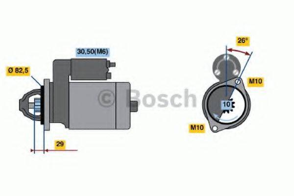 BOSCH 0986018270 Стартер