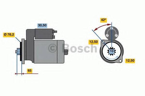 BOSCH 0986018390 Стартер