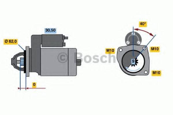 BOSCH 0986018581 Стартер