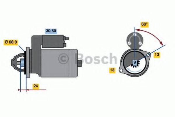 BOSCH 0986018840 Стартер