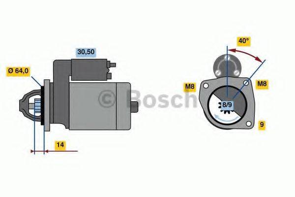 BOSCH 0986019301 Стартер