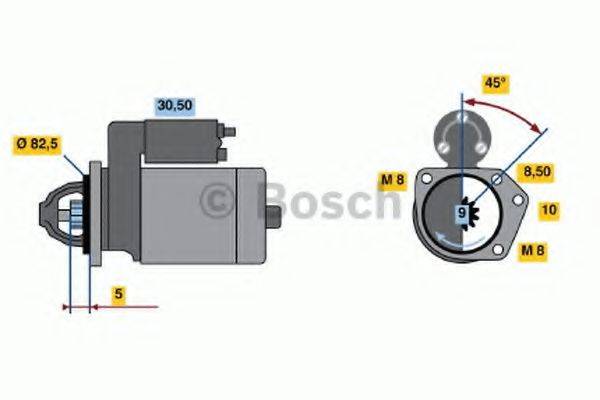 BOSCH 0986019311 Стартер