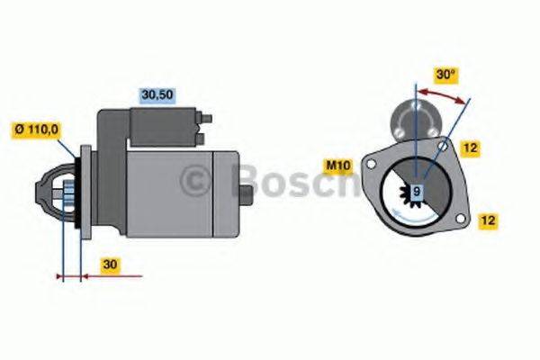 BOSCH 0986019320 Стартер